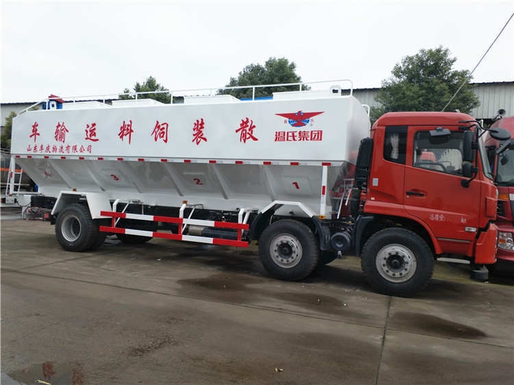 雙鴨山市東風(fēng)天龍20噸散裝飼料車(chē)4S店 專業(yè)汽車(chē)經(jīng)銷(xiāo)商服務(wù)農(nóng)業(yè)運(yùn)輸